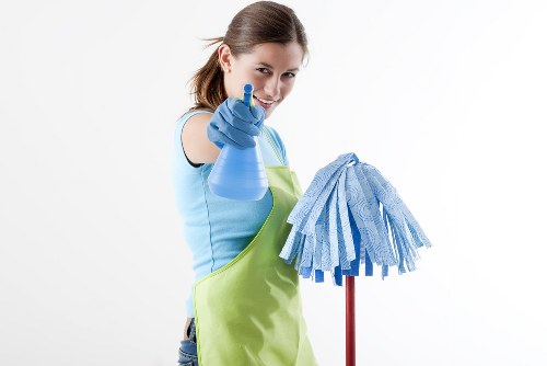 Professional deep cleaning service in a Finchley home kitchen