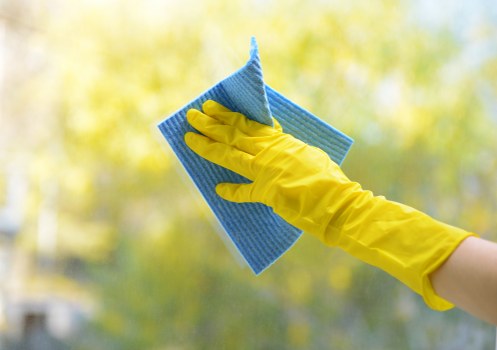 Specialist exterior cleaning on a commercial facade in Finchley
