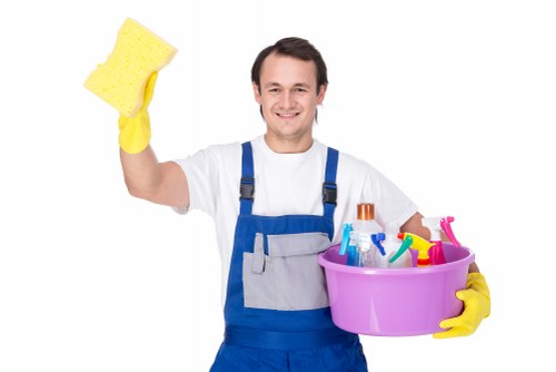Clean bathroom and kitchen surfaces in a Finchley move-in cleaning service