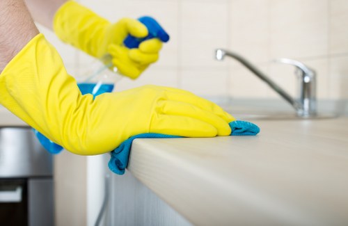 Local hard floor cleaning service for kitchens and hallways in Finchley