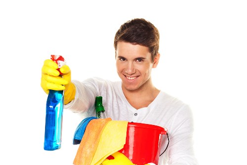 Local carpet cleaner treating high-traffic carpet areas in Finchley